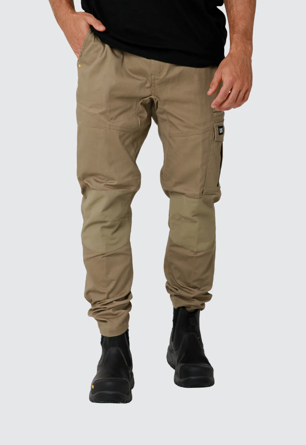 CAT Mens Dynamic Elastic Waist Work Pant