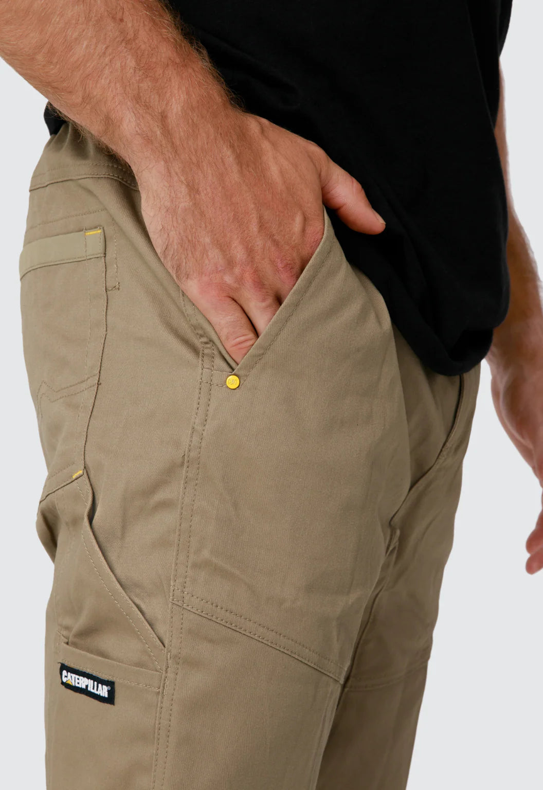 CAT Mens Dynamic Elastic Waist Work Pant