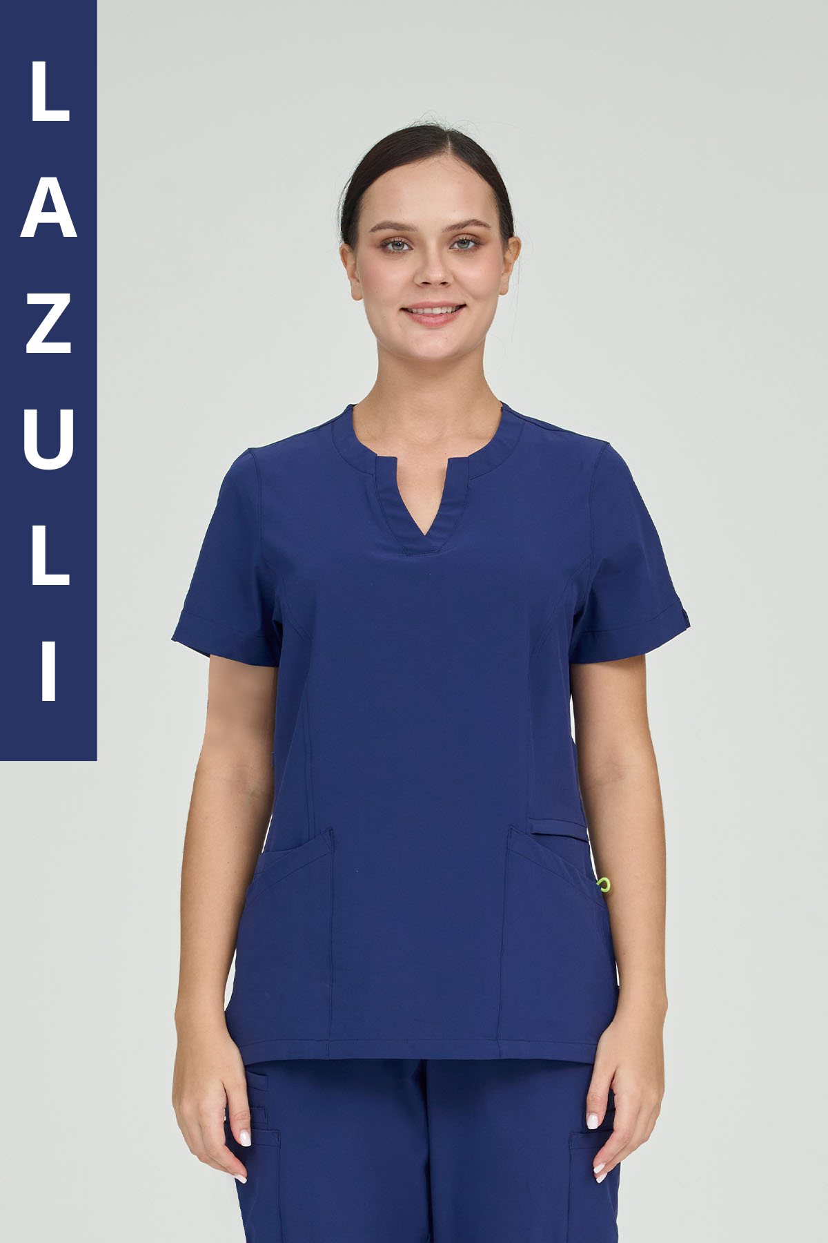 City Collection Ellen 5 Pocket Scrub Top