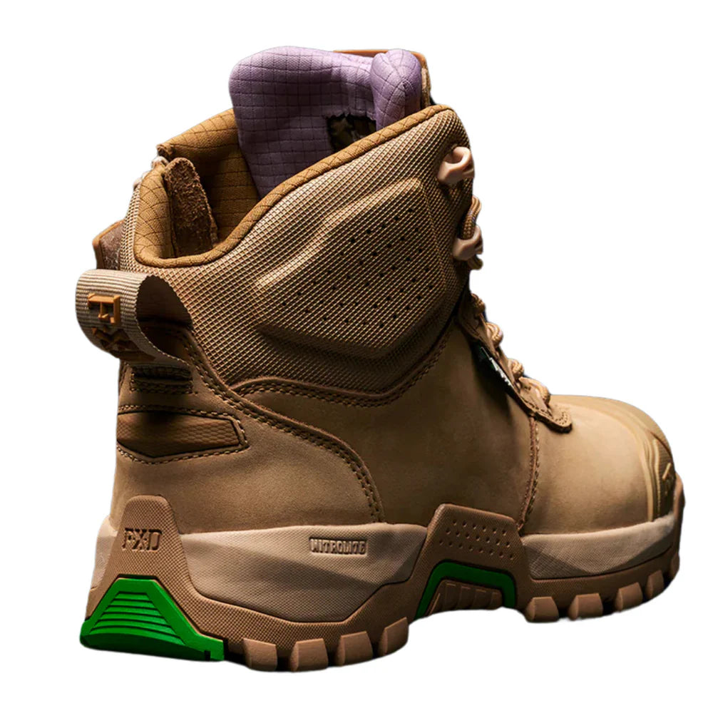 FXD WB-2W Ladies Mid Cut Zip Side Work Boot Composite Toe