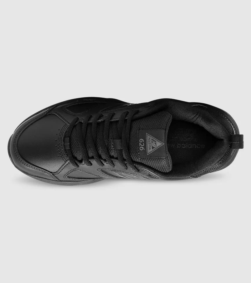 New Balance Womens 626 Leather Slip Resistant Sneaker