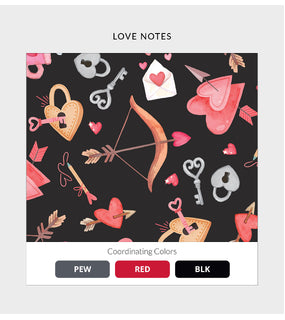 Maevn Prints Scrub Top - Love Notes