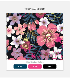 Maevn Prints Scrub Top - Tropical Bloom