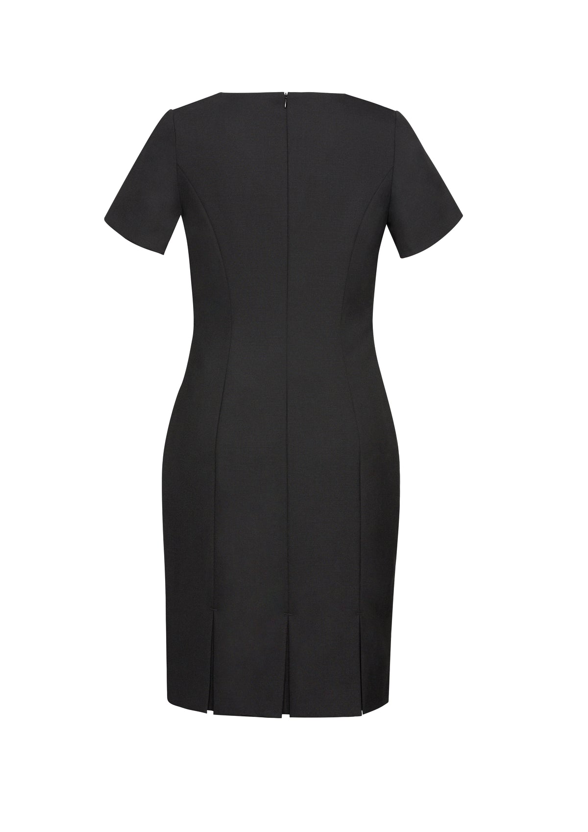Biz Corporates Comfort Wool Stretch Ladies Short Sleeve Dress