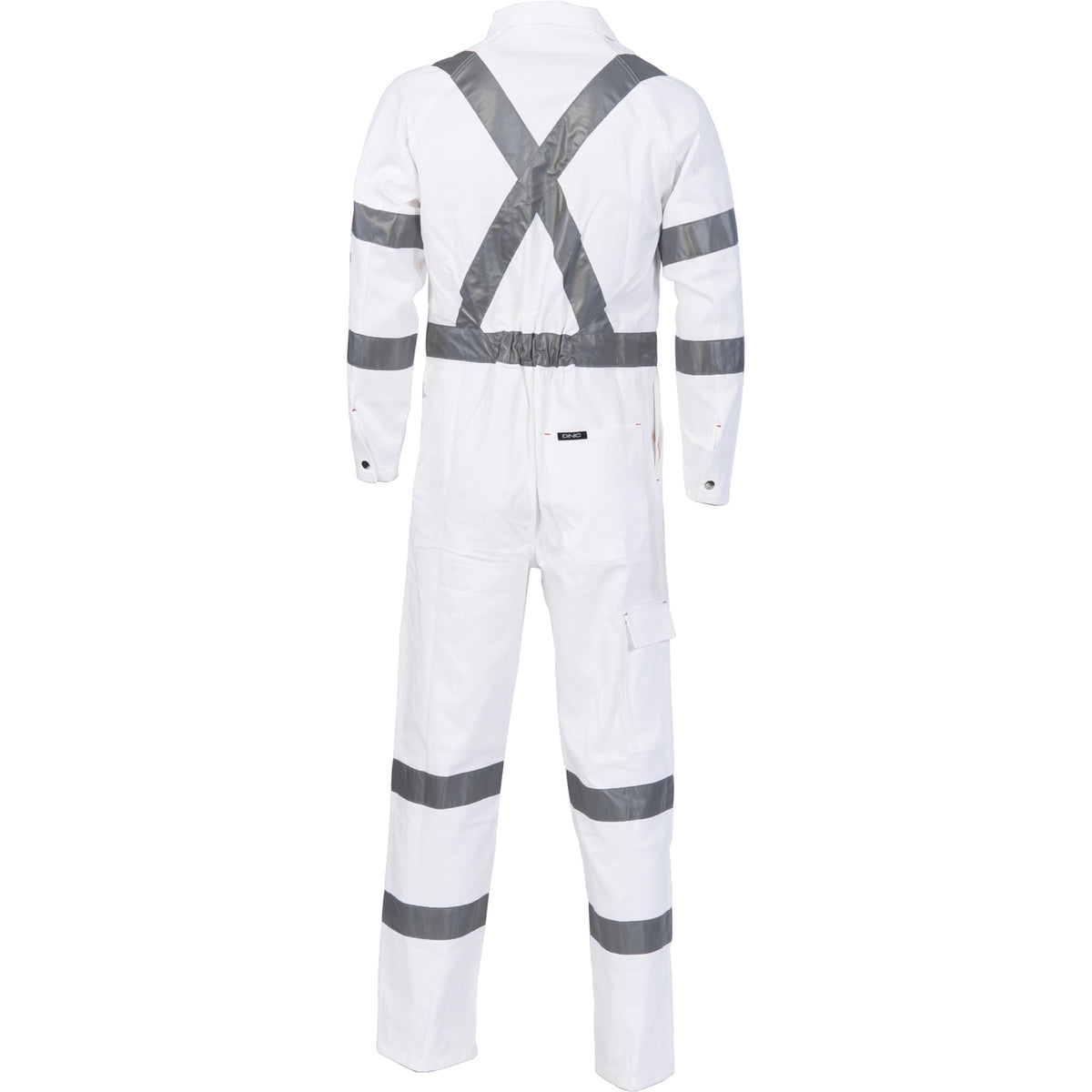 Dnc Night Worker Rta Standard Cotton Drill Taped Coverall L/s