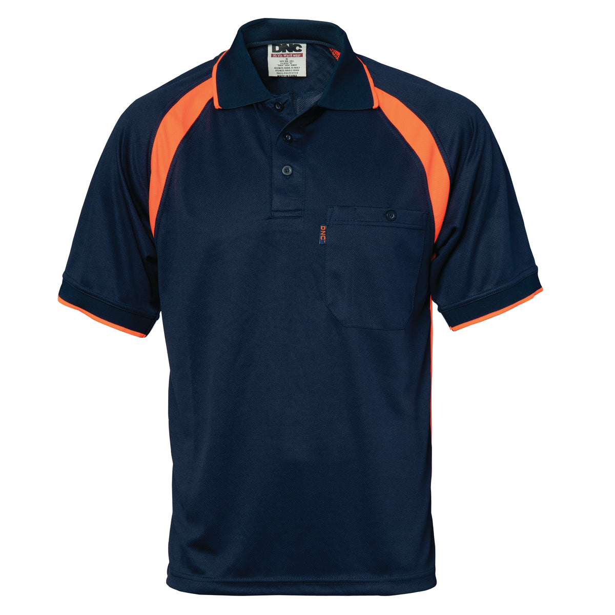 DNC Cool Breathe Contrast Polo S/s