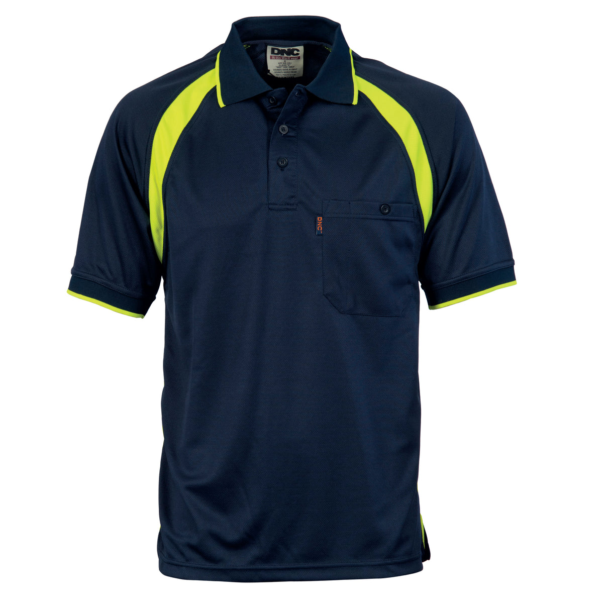 DNC Cool Breathe Contrast Polo S/s