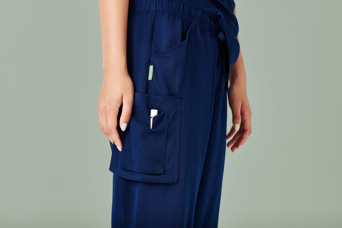 Biz Care Avery Ladies Multi Pocket Straight Leg Pant