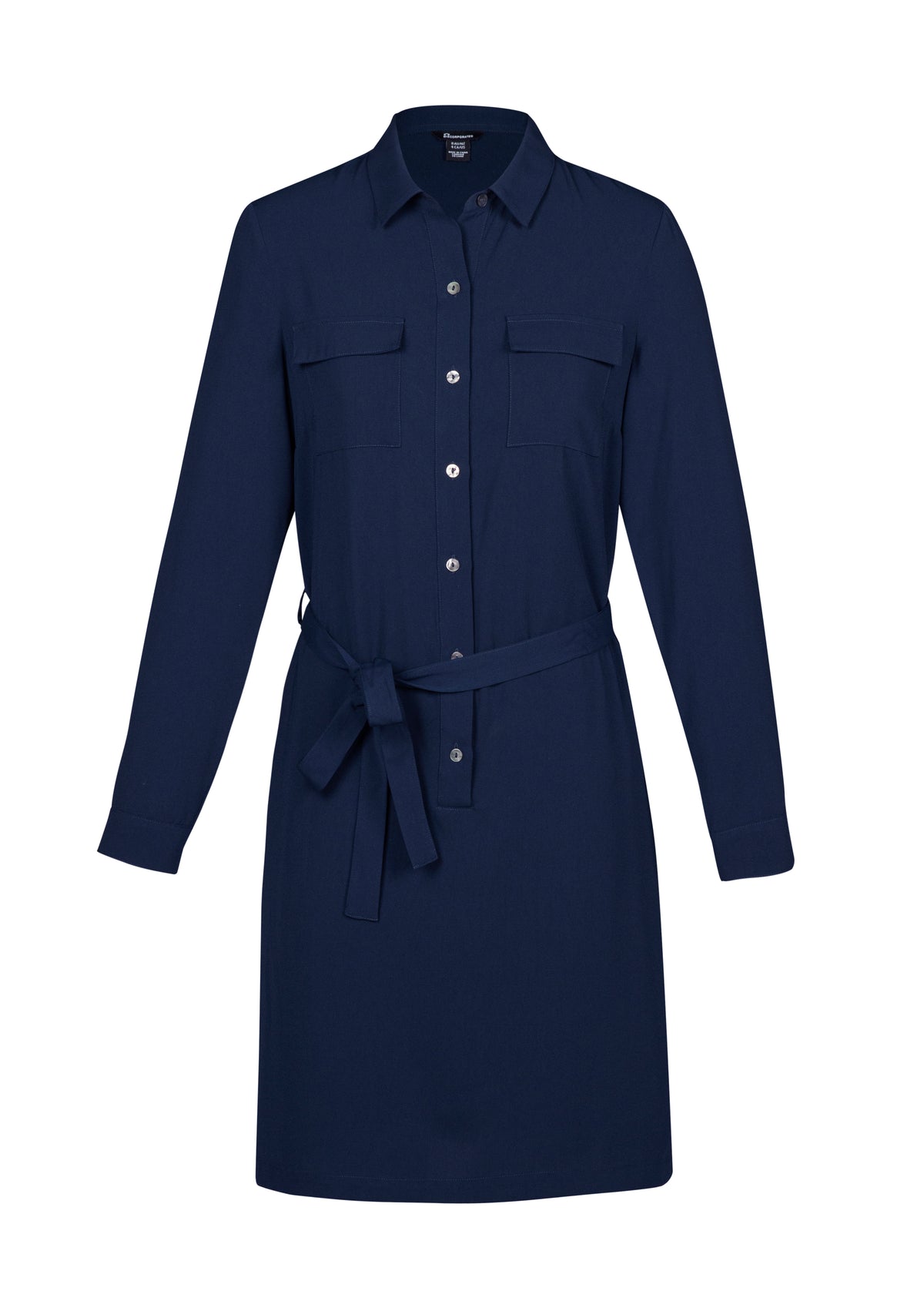 Biz Corporates Chloe Ladies Georgette Shirt Dress