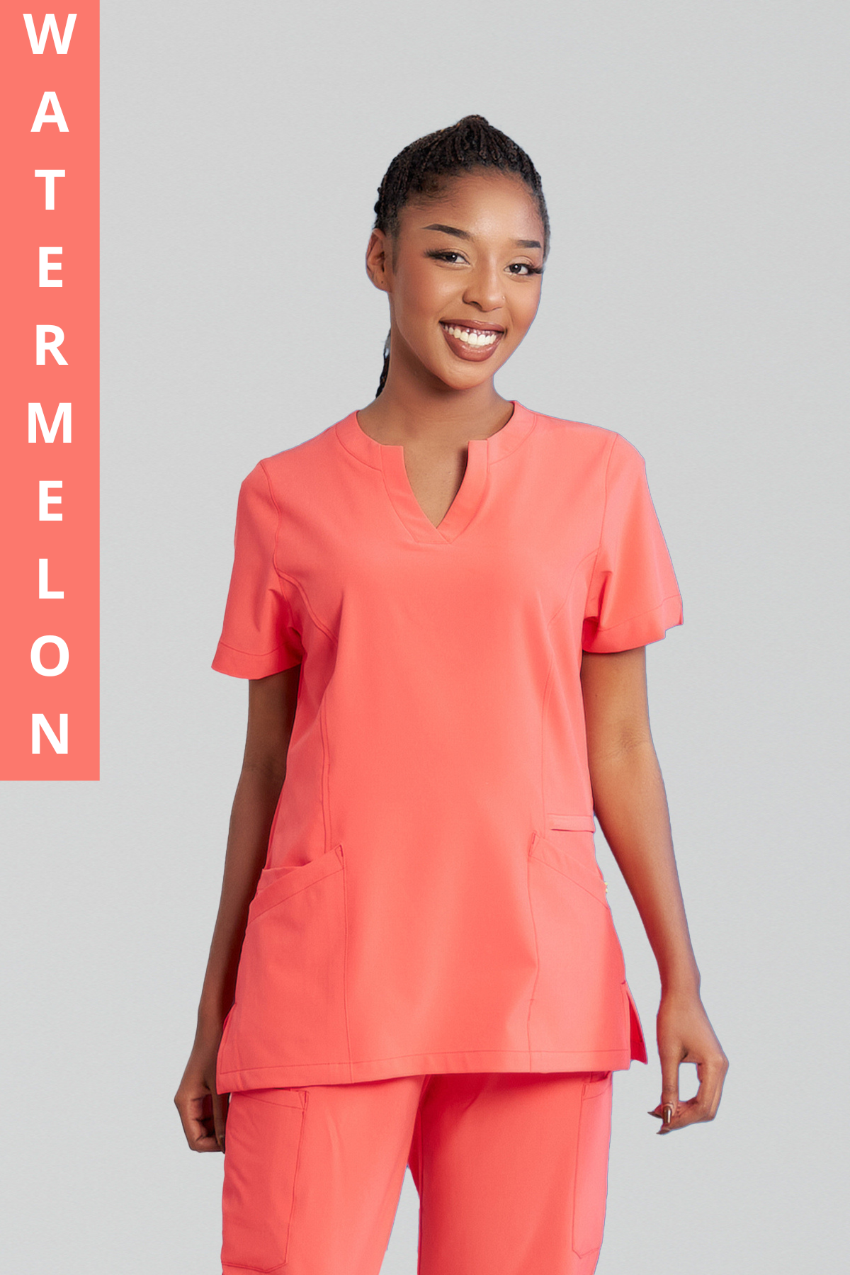 City Collection Ellen 5 Pocket Scrub Top
