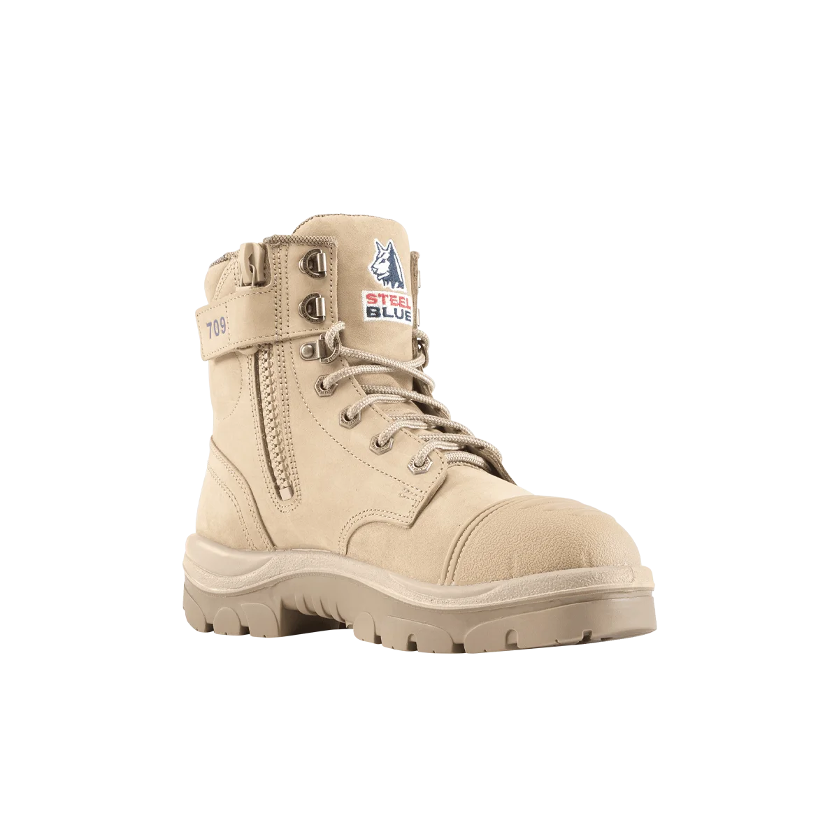 Steel Blue 512709 Argyle L/U Zip Scuff Ladies Safety Boot
