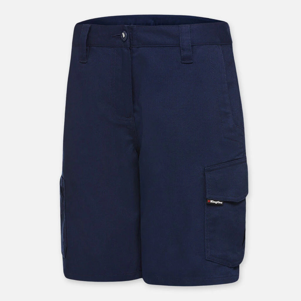 King Gee K47000 Ladies Work Cool shorts - Navy