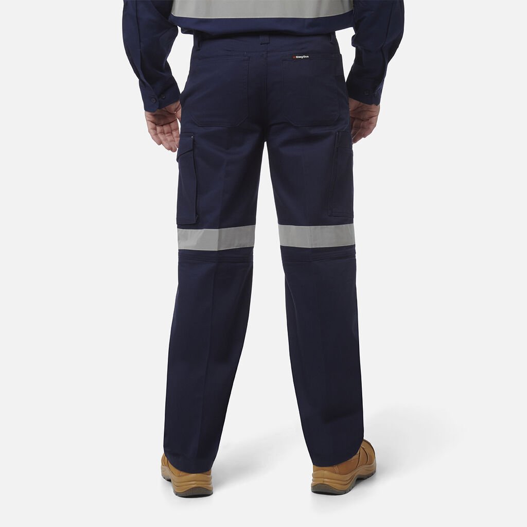 King Gee Workcool 1 Reflective Cargo Work Pants