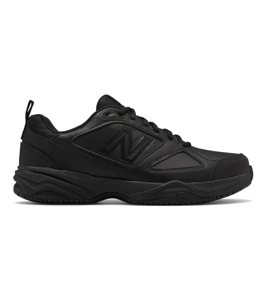 New Balance Mens 626 Leather Slip Resistant Sneaker