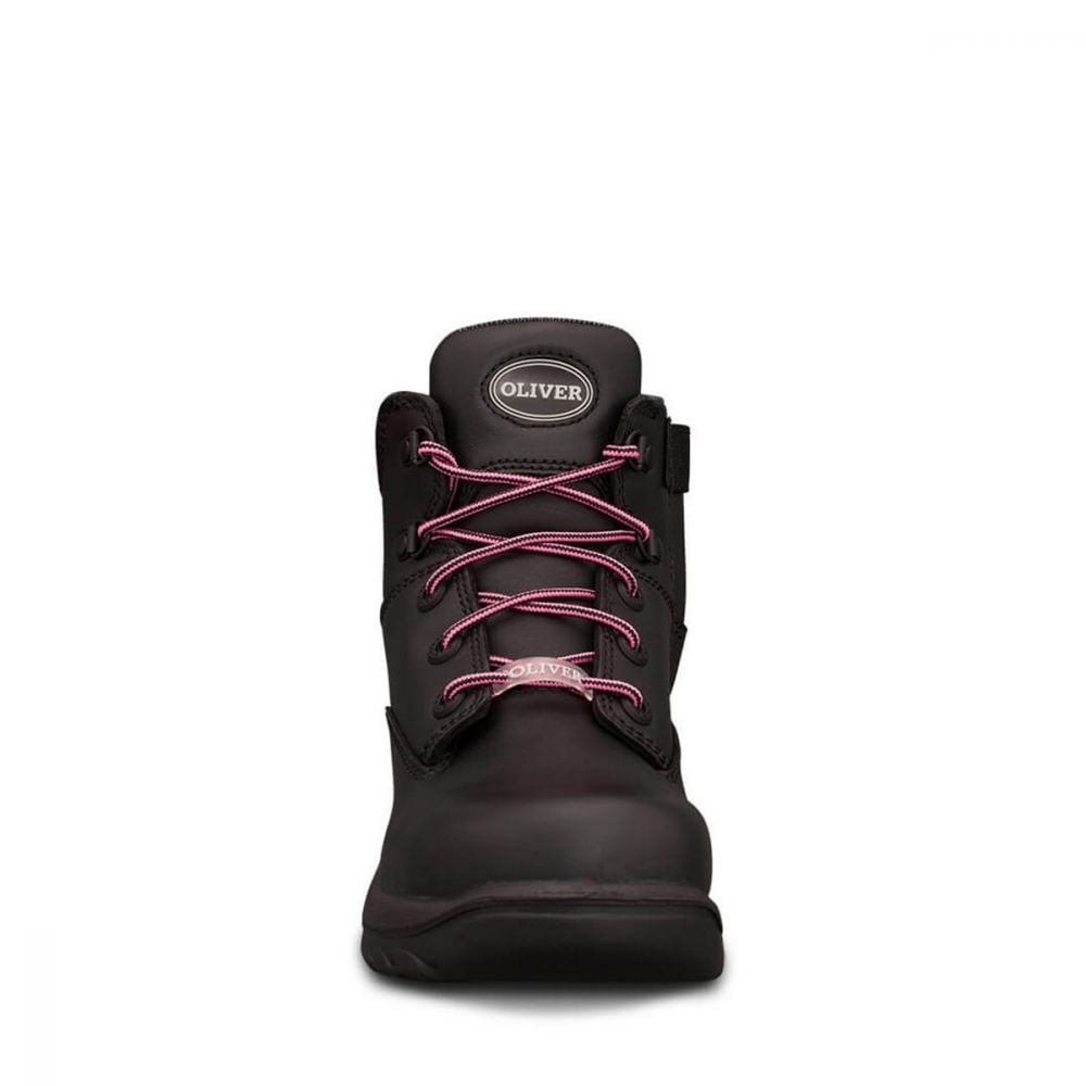 Oliver 49445z Ladies Black Zip Safety Boot